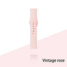 Load image into Gallery viewer, Silicone Strap For Apple Watch Bracelet 44mm 40mm 38mm 42 Mm Watchband For Apple Watch Band Correa Iwatch Series 6 Se 5 4 3 7