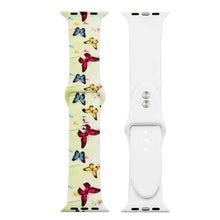 Load image into Gallery viewer, Printed Strap For Apple Watch band 44mm 40mm iwatch 42mm 38mm correa Silicone women bracelet for apple Watch SE 5 4 3 series 6