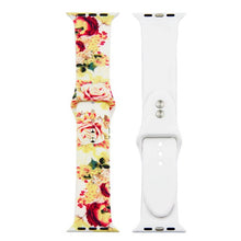Load image into Gallery viewer, Printed Strap For Apple Watch band 44mm 40mm iwatch 42mm 38mm correa Silicone women bracelet for apple Watch SE 5 4 3 series 6