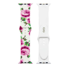 Load image into Gallery viewer, Printed Strap For Apple Watch band 44mm 40mm iwatch 42mm 38mm correa Silicone women bracelet for apple Watch SE 5 4 3 series 6