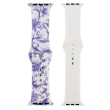 Load image into Gallery viewer, Printed Strap For Apple Watch band 44mm 40mm iwatch 42mm 38mm correa Silicone women bracelet for apple Watch SE 5 4 3 series 6