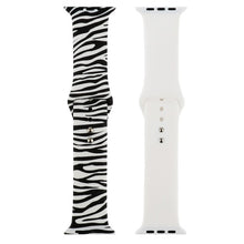 Load image into Gallery viewer, Printed Strap For Apple Watch band 44mm 40mm iwatch 42mm 38mm correa Silicone women bracelet for apple Watch SE 5 4 3 series 6
