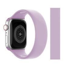 Load image into Gallery viewer, Solo Loop for Apple Watch Strap 44mm 40mm 45mm 41mm 38mm 42mm Elastic Silicone watchband bracelet iWatch serie 6 5/4/3 SE 7 Band