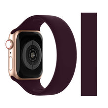 Load image into Gallery viewer, Solo Loop for Apple Watch Strap 44mm 40mm 45mm 41mm 38mm 42mm Elastic Silicone watchband bracelet iWatch serie 6 5/4/3 SE 7 Band