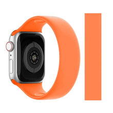 Load image into Gallery viewer, Solo Loop for Apple Watch Strap 44mm 40mm 45mm 41mm 38mm 42mm Elastic Silicone watchband bracelet iWatch serie 6 5/4/3 SE 7 Band