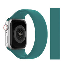 Load image into Gallery viewer, Solo Loop for Apple Watch Strap 44mm 40mm 45mm 41mm 38mm 42mm Elastic Silicone watchband bracelet iWatch serie 6 5/4/3 SE 7 Band