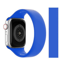 Load image into Gallery viewer, Solo Loop for Apple Watch Strap 44mm 40mm 45mm 41mm 38mm 42mm Elastic Silicone watchband bracelet iWatch serie 6 5/4/3 SE 7 Band
