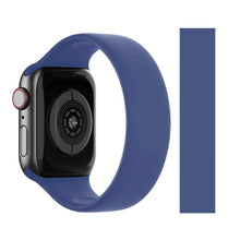 Load image into Gallery viewer, Solo Loop for Apple Watch Strap 44mm 40mm 45mm 41mm 38mm 42mm Elastic Silicone watchband bracelet iWatch serie 6 5/4/3 SE 7 Band