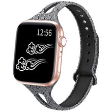 Load image into Gallery viewer, YAYUU Watch Band For Apple Watch 38mm 40mm 42mm 44mm Soft Fadeless Floral Silicone Slim Thin Strap for iWatch Series 5 4 3 2 1
