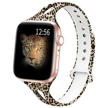 Load image into Gallery viewer, YAYUU Watch Band For Apple Watch 38mm 40mm 42mm 44mm Soft Fadeless Floral Silicone Slim Thin Strap for iWatch Series 5 4 3 2 1
