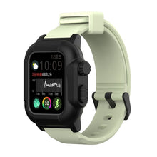 Load image into Gallery viewer, Silicone Band Case For Apple Watch Case Series 6 se 5 4 3 2 Waterproof Sports 44mm 42mm 40mm Strap Shockproof Frame  transparent
