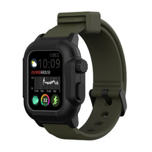 Load image into Gallery viewer, Silicone Band Case For Apple Watch Case Series 6 se 5 4 3 2 Waterproof Sports 44mm 42mm 40mm Strap Shockproof Frame  transparent
