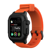 Load image into Gallery viewer, Silicone Band Case For Apple Watch Case Series 6 se 5 4 3 2 Waterproof Sports 44mm 42mm 40mm Strap Shockproof Frame  transparent
