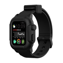 Load image into Gallery viewer, Silicone Band Case For Apple Watch Case Series 6 se 5 4 3 2 Waterproof Sports 44mm 42mm 40mm Strap Shockproof Frame  transparent
