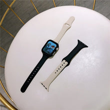 Load image into Gallery viewer, Slim silicone strap +Case For Apple Watch band 44mm 40mm 42mm 38mm Protector Cover belt correa bracelet Iwatch Series 6 5 4 3 SE
