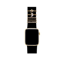 Load image into Gallery viewer, Metal Charms Decorative Ring for Apple Watch Band Diamond Ornament Smart Watch Silicone Strap Accessories for iwatch Bracelet
