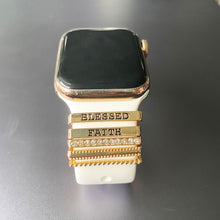 Load image into Gallery viewer, Metal Charms Decorative Ring for Apple Watch Band Diamond Ornament Smart Watch Silicone Strap Accessories for iwatch Bracelet
