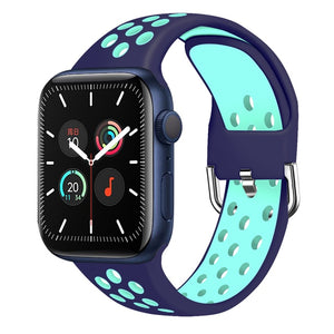 Strap for Apple Watch Band Se 40mm 44mm/42mm/38mm Accessories Silicone Belt Sport Bracelet on iWatch Series 6 5 4 3 21 Watchband