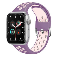 Load image into Gallery viewer, Strap for Apple Watch Band Se 40mm 44mm/42mm/38mm Accessories Silicone Belt Sport Bracelet on iWatch Series 6 5 4 3 21 Watchband
