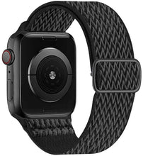 Load image into Gallery viewer, Scrunchie Strap for Apple watch band 44mm 40mm 38mm 42mm Adjustable Elastic Nylon solo Loop bracelet iWatch series 3 4 5 6 se
