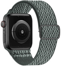 Load image into Gallery viewer, Scrunchie Strap for Apple watch band 44mm 40mm 38mm 42mm Adjustable Elastic Nylon solo Loop bracelet iWatch series 3 4 5 6 se
