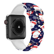 Load image into Gallery viewer, Christmas strap For Apple Watch band 44mm 40mm 38mm 42mm Cartoon Printed watchband Bracelet IWatch 5 4 3 2 1 6 SE
