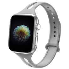 Load image into Gallery viewer, YAYUU Watch Band For Apple Watch 38mm 40mm 42mm 44mm Soft Fadeless Floral Silicone Slim Thin Strap for iWatch Series 5 4 3 2 1
