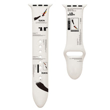 Load image into Gallery viewer, Strap For Apple Watch band 40mm 44mm 42mm 38mm Printing Silicone wristband bracelet belt for iwatch series 3 4 5 6 SE Band
