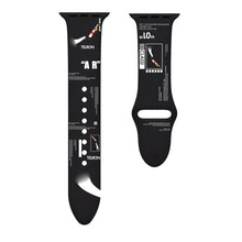 Load image into Gallery viewer, Strap For Apple Watch band 40mm 44mm 42mm 38mm Printing Silicone wristband bracelet belt for iwatch series 3 4 5 6 SE Band
