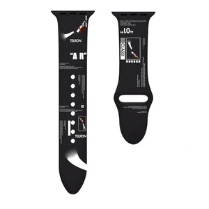 Strap For Apple Watch band 40mm 44mm 42mm 38mm Printing Silicone wristband bracelet belt for iwatch series 3 4 5 6 SE Band