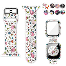 Load image into Gallery viewer, Strap with case for Apple Watch Band  Series 6 1 2 3 4 5 silicone for Iwatch 5 4 Strap 38mm 40mm 42mm 44mm wirst Newest Sport
