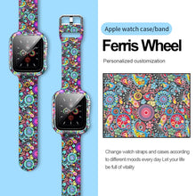 Load image into Gallery viewer, Strap with case for Apple Watch Band  Series 6 1 2 3 4 5 silicone for Iwatch 5 4 Strap 38mm 40mm 42mm 44mm wirst Newest Sport
