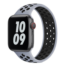 Load image into Gallery viewer, Solo Loop strap For Apple Watch Band 6 SE 5 4 3 Breathable silicone Elastic Belt bracelet band iWatch Series 44mm 40mm 38mm 42mm
