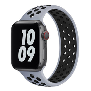 Solo Loop strap For Apple Watch Band 6 SE 5 4 3 Breathable silicone Elastic Belt bracelet band iWatch Series 44mm 40mm 38mm 42mm