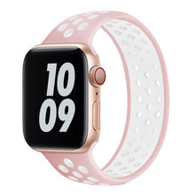 Load image into Gallery viewer, Solo Loop strap For Apple Watch Band 6 SE 5 4 3 Breathable silicone Elastic Belt bracelet band iWatch Series 44mm 40mm 38mm 42mm
