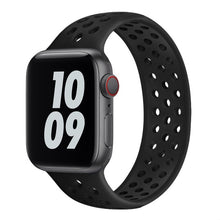 Load image into Gallery viewer, Solo Loop strap For Apple Watch Band 6 SE 5 4 3 Breathable silicone Elastic Belt bracelet band iWatch Series 44mm 40mm 38mm 42mm
