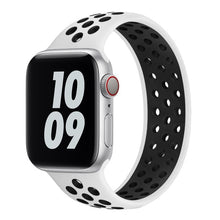 Load image into Gallery viewer, Solo Loop strap For Apple Watch Band 6 SE 5 4 3 Breathable silicone Elastic Belt bracelet band iWatch Series 44mm 40mm 38mm 42mm
