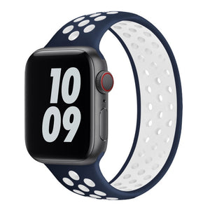 Solo Loop strap For Apple Watch Band 6 SE 5 4 3 Breathable silicone Elastic Belt bracelet band iWatch Series 44mm 40mm 38mm 42mm