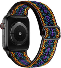 Load image into Gallery viewer, Scrunchie Strap for Apple watch band 44mm 40mm 38mm 42mm Adjustable Elastic Nylon solo Loop bracelet iWatch series 3 4 5 6 se
