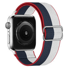 Load image into Gallery viewer, Scrunchie Strap for Apple watch band 44mm 40mm 38mm 42mm Adjustable Elastic Nylon solo Loop bracelet iWatch series 3 4 5 6 se
