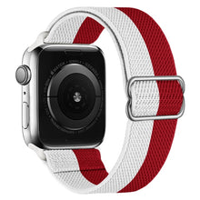 Load image into Gallery viewer, Scrunchie Strap for Apple watch band 44mm 40mm 38mm 42mm Adjustable Elastic Nylon solo Loop bracelet iWatch series 3 4 5 6 se
