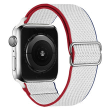 Load image into Gallery viewer, Scrunchie Strap for Apple watch band 44mm 40mm 38mm 42mm Adjustable Elastic Nylon solo Loop bracelet iWatch series 3 4 5 6 se
