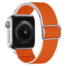 Load image into Gallery viewer, Scrunchie Strap for Apple watch band 44mm 40mm 38mm 42mm Adjustable Elastic Nylon solo Loop bracelet iWatch series 3 4 5 6 se
