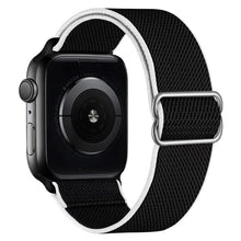 Load image into Gallery viewer, Scrunchie Strap for Apple watch band 44mm 40mm 38mm 42mm Adjustable Elastic Nylon solo Loop bracelet iWatch series 3 4 5 6 se
