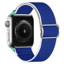 Load image into Gallery viewer, Scrunchie Strap for Apple watch band 44mm 40mm 38mm 42mm Adjustable Elastic Nylon solo Loop bracelet iWatch series 3 4 5 6 se
