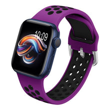 Load image into Gallery viewer, YAYUU Straps For Apple Watch Bands 38mm 40mm 42mm 44mm Floral Silicone Printed Pattern Bracelet for iWatch Series SE 6 5 4 3 2
