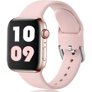 YAYUU Straps For Apple Watch Bands 38mm 40mm 42mm 44mm Floral Silicone Printed Pattern Bracelet for iWatch Series SE 6 5 4 3 2