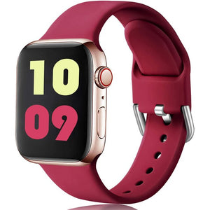 YAYUU Straps For Apple Watch Bands 38mm 40mm 42mm 44mm Floral Silicone Printed Pattern Bracelet for iWatch Series SE 6 5 4 3 2