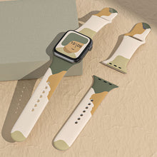 Load image into Gallery viewer, New Fashion band For Apple Watch strap 40mm 44mm 38mm 42 mm Printing Silicone Bracelet For Iwatch Series 6 SE 5 4 3 Accessories
