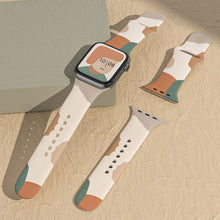 Load image into Gallery viewer, New Fashion band For Apple Watch strap 40mm 44mm 38mm 42 mm Printing Silicone Bracelet For Iwatch Series 6 SE 5 4 3 Accessories
